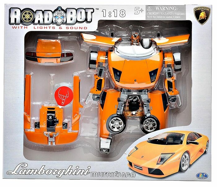 модель Робот-трансформер Lamborghini Roadbot, 1:18